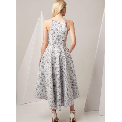 Střih Vogue 9252 šaty na ramínka