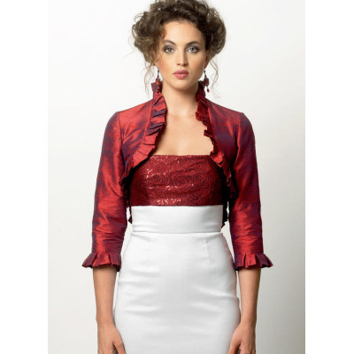 Střih Vogue 8957 bolerko (4 varianty)