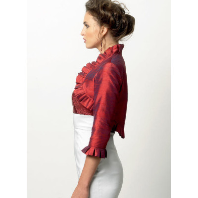 Střih Vogue 8957 bolerko (4 varianty)