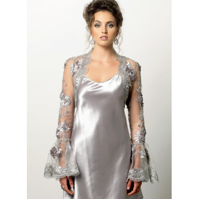 Střih Vogue 8957 bolerko (4 varianty)