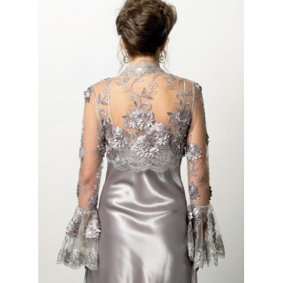 Střih Vogue 8957 bolerko (4 varianty)