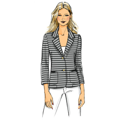 Střih Butterick 5926 sako (4 varianty)