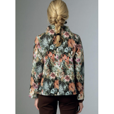 Střih Butterick 6106 sako se stojáčkem