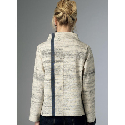 Střih Butterick 6106 sako se stojáčkem