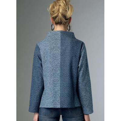 Střih Butterick 6106 sako se stojáčkem