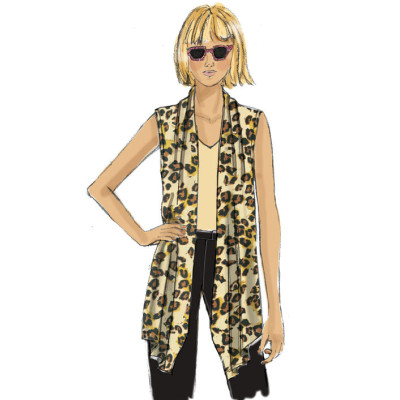 Střih Butterick 6328 sako, vesta (4 varianty)