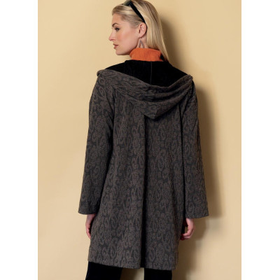 Střih Butterick 6394 kabát s kapucí (4 varianty)