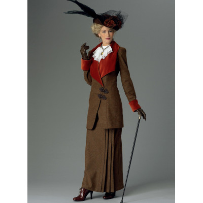 Střih Butterick 6108 Retro kabát a sukně