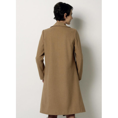 Střih Butterick 6244 kabát, áčkové šaty