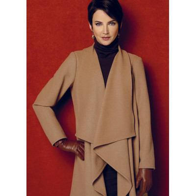 Střih Butterick 6244 kabát, áčkové šaty