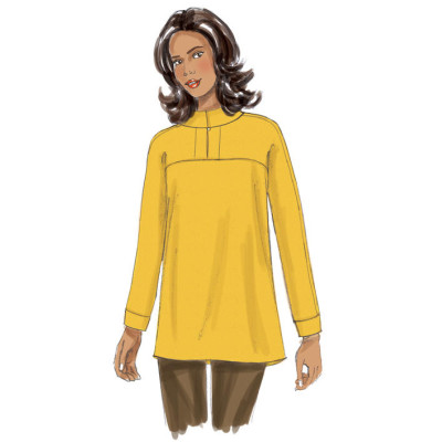 Střih Butterick 6416 tunika (4 varianty)