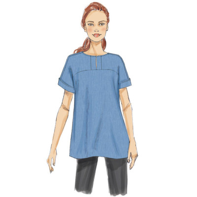 Střih Butterick 6416 tunika (4 varianty)