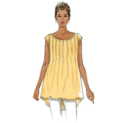 Střih Butterick 6024 volná halenka