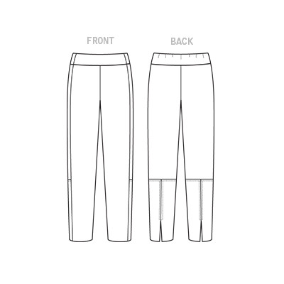 Střih Butterick 6565 úzké kalhoty s gumou v pase