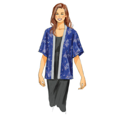 Střih Butterick 5529 bolerko, kardigan