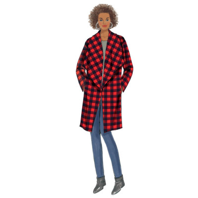 Střih Butterick 6250 kabát, přehoz