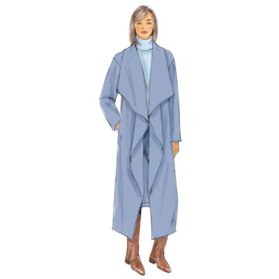 Střih Butterick 6250 kabát, přehoz