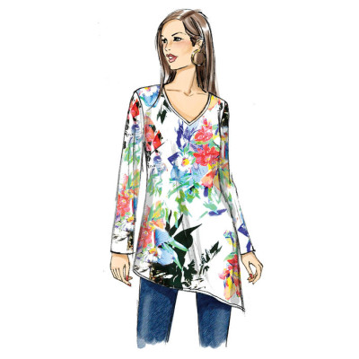 Střih Butterick 6263 tunika (4 varianty)