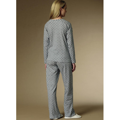 Střih Butterick 6428 pyžamo, noční košile, župan