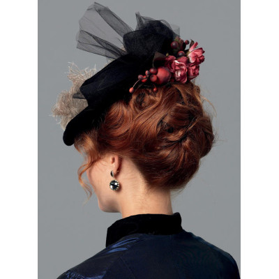 Střih Butterick 6397 historické klobouky