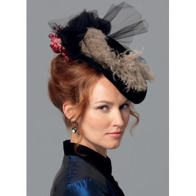 Střih Butterick 6397 historické klobouky