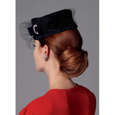 Střih Butterick 6397 historické klobouky