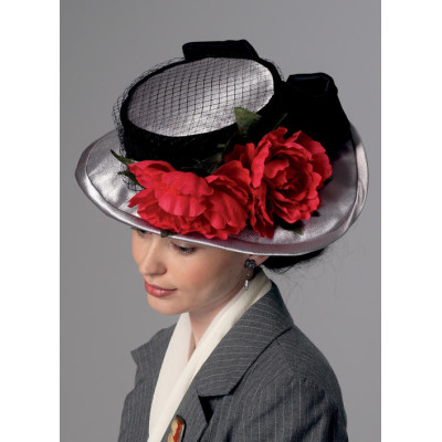 Střih Butterick 6397 historické klobouky