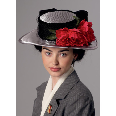Střih Butterick 6397 historické klobouky
