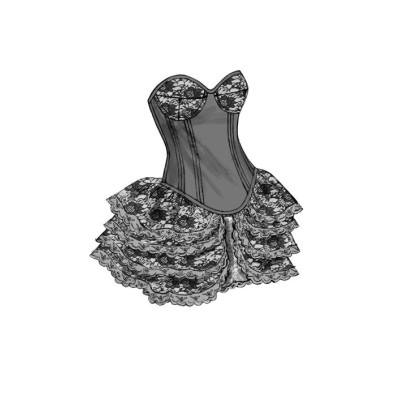 Střih Butterick 6338 šněrovací korzety