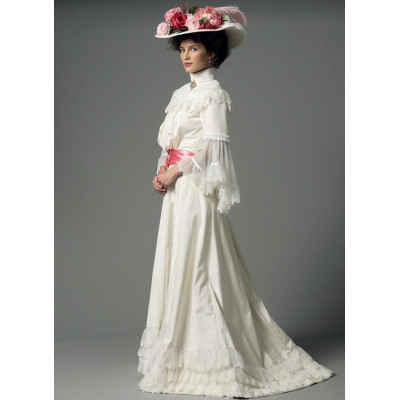 Střih Butterick 5970 šaty, přelom 18. a 19. století