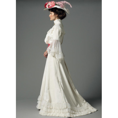 Střih Butterick 5970 šaty, přelom 18. a 19. století