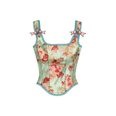 Střih Butterick 5935 šněrovací korzet