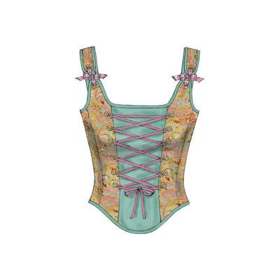 Střih Butterick 5935 šněrovací korzet