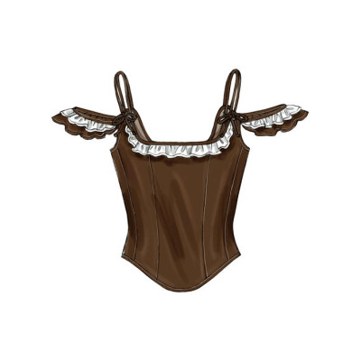 Střih Butterick 5935 šněrovací korzet