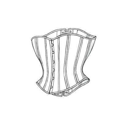 Střih Butterick 4254 historický korzet (4 varianty)