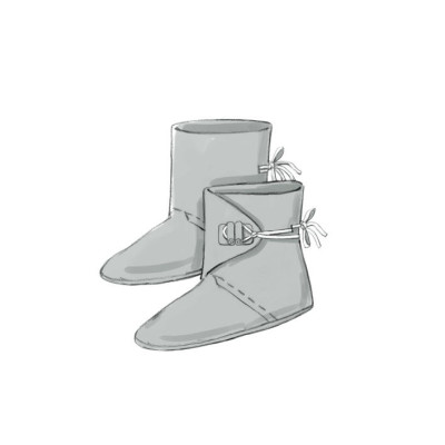 Střih Butterick 5233 obuv k historickým kostýmům