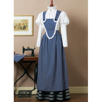 Střih Butterick 5509 historické zástěry (5 variant)