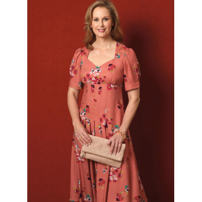 Střih Butterick 6586 empírové šaty