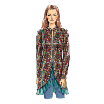 Střih Butterick 6602 sako, kabátek