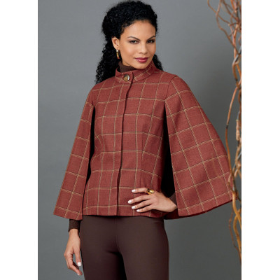 Střih Butterick 6603 plášť (4 varianty)