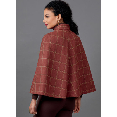 Střih Butterick 6603 plášť (4 varianty)