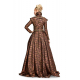 Střih Burda číslo 6398 renesanční šaty