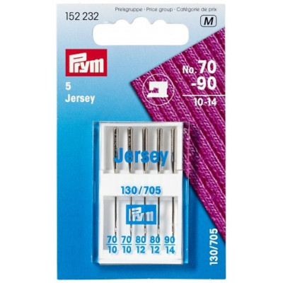 Jehly do šicího stroje, na žerzej 70-90 PRYM