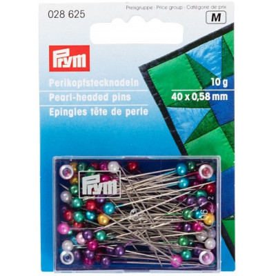Napichovací špendlíky s perličkovou hlavičkou 10 g PRYM