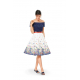 Střih Burda 6341, návod na šití: kolová sukně, kruhová sukně, široká sukně, dlouhá sukně
