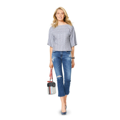 Střih Burda číslo 6345 šaty, tunika