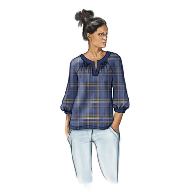 Střih Butterick 6632 halenka