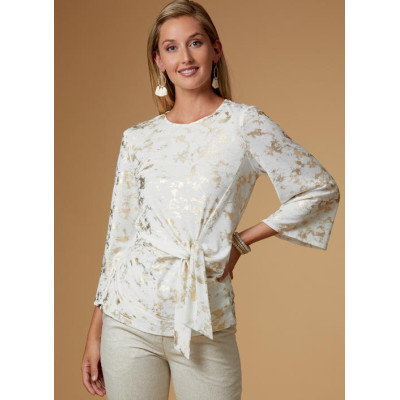 Střih Butterick 6628 zavinovací tričko