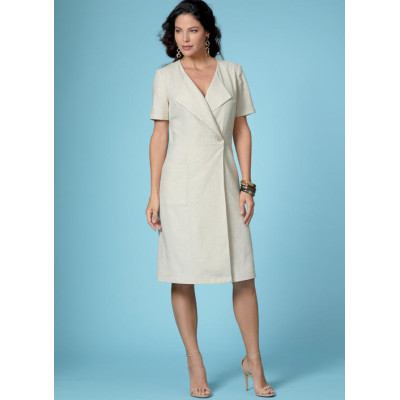 Střih Butterick 6670 košilové šaty, kabátek, top, kalhoty, sukně