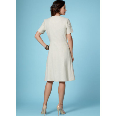 Střih Butterick 6670 košilové šaty, kabátek, top, kalhoty, sukně